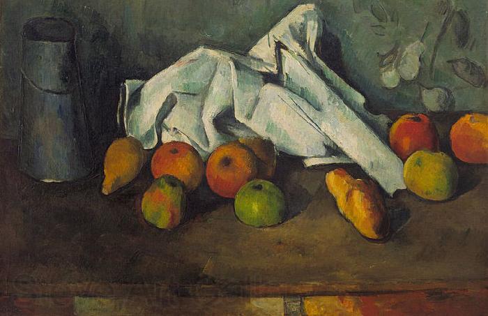 Paul Cezanne Milk Can and Apples Norge oil painting art